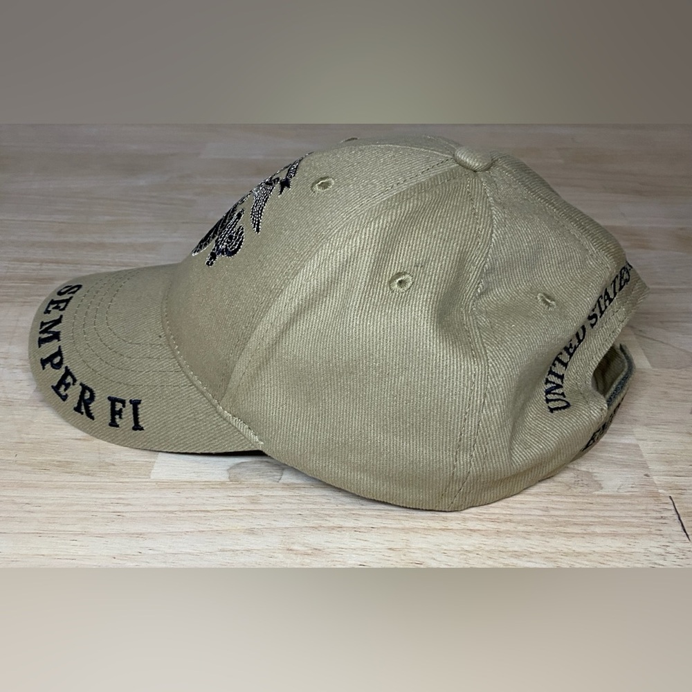 U.S Military Marine Corps EGA Hat Semper Fi Embroidered USMC Licensed Ball Cap - Picture 4 of 6